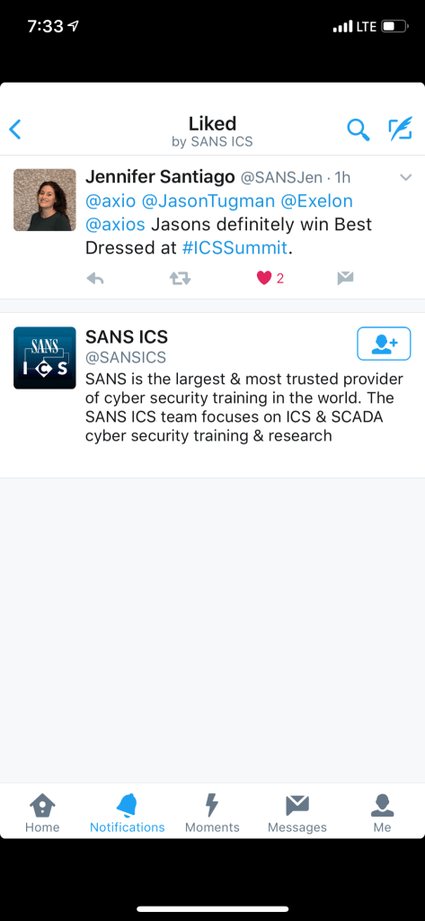 ICS Summit 2019 cybersecurity conference - Jason Tugman and Maggy Powell